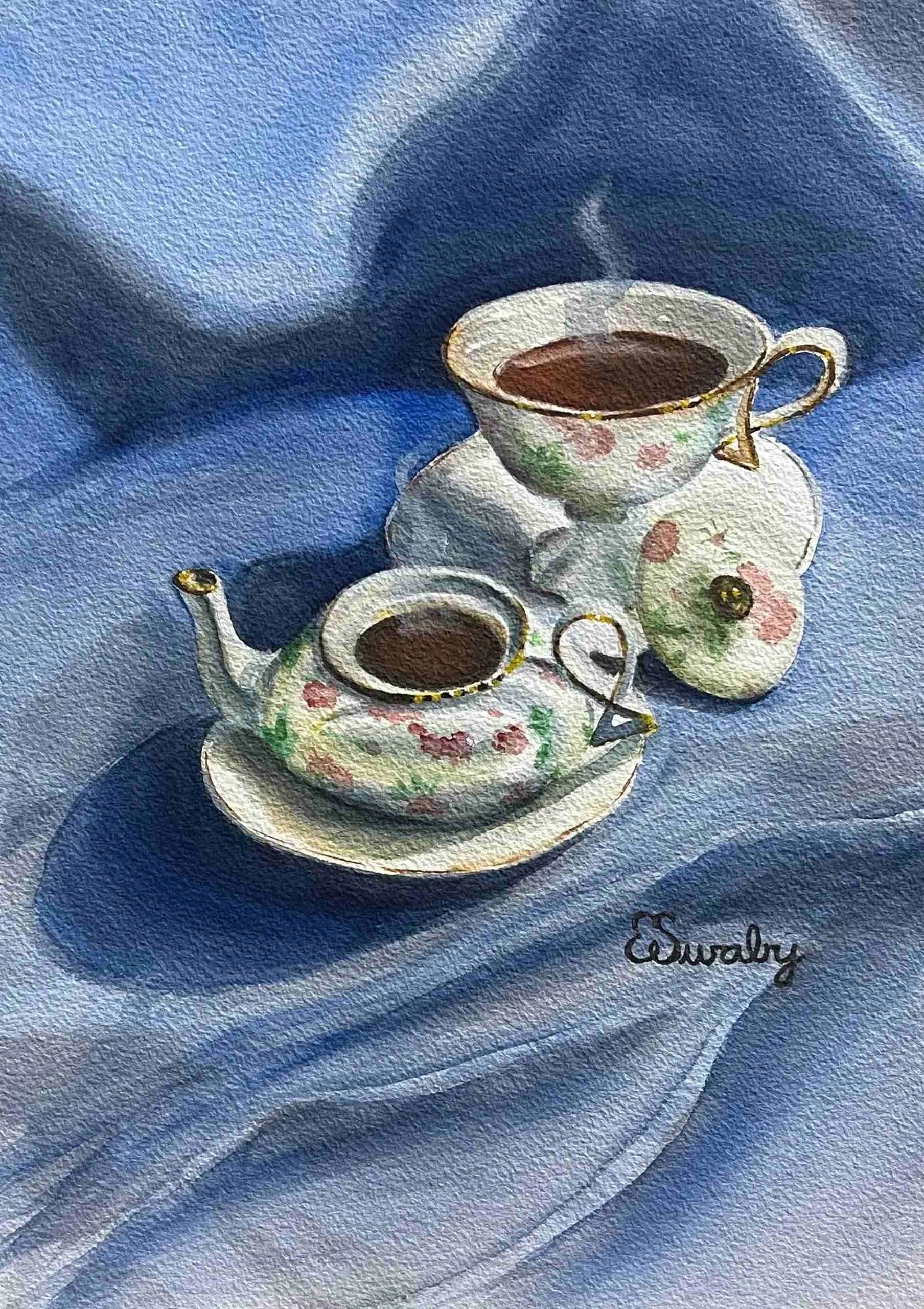 絵画 tea time Tea Time (2025) by waka - For Sale | Artsy